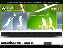 Tablet Screenshot of fussball-fieber.org